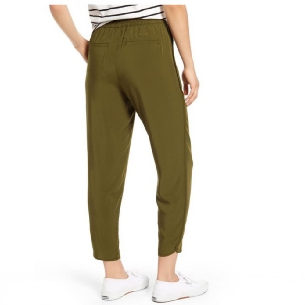 Madewell track trousers army green, S - Picture 2 of 8